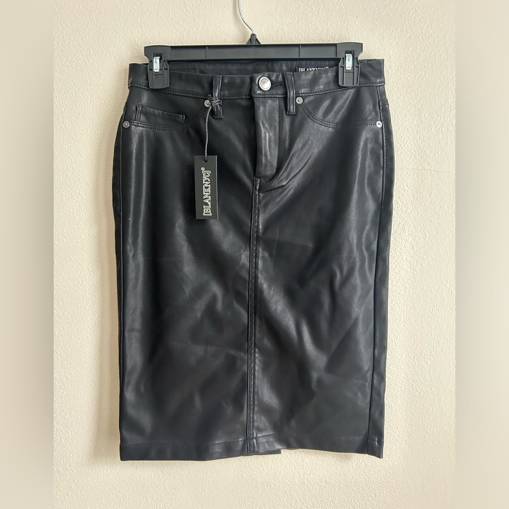 NWT BLANKNYC Faux Leather Skirt Size 26